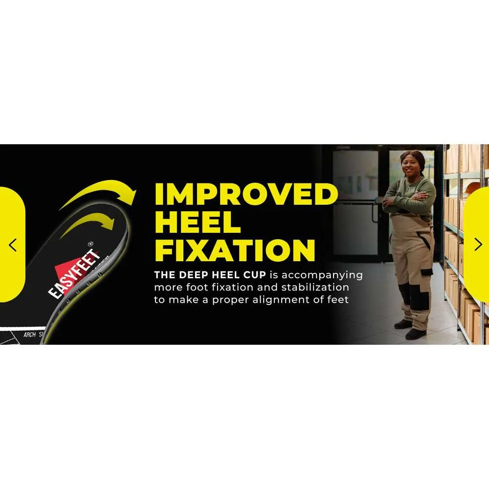 Premium Anti-Fatigue High Arch Support Uomo Donna Plantare Fascite Plantare Ortesi Suola Scarpe Stare in Piedi Tutto il Giorno Piedi Piatti_voghion.com