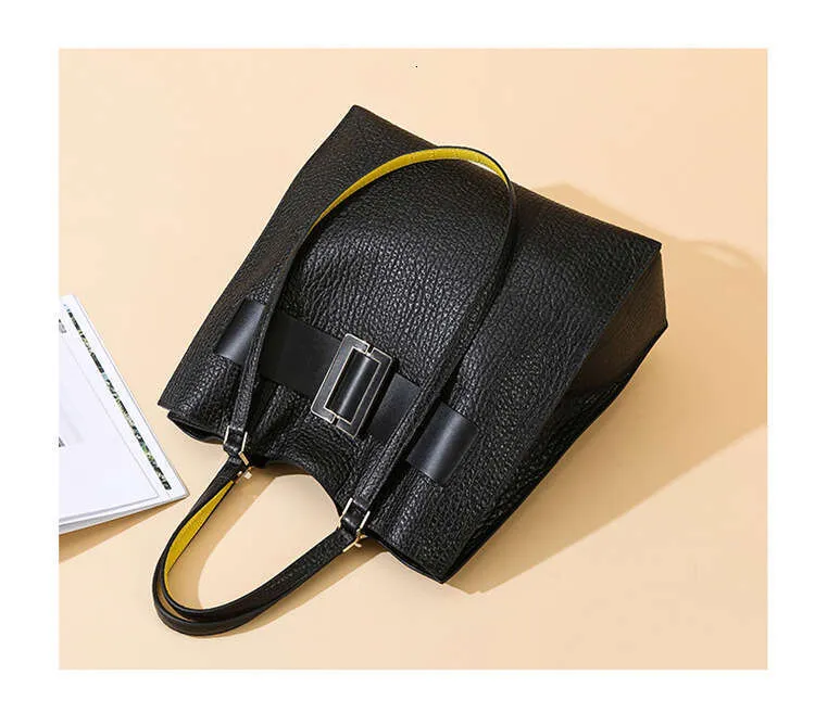 Nouveau sac fourre-tout en cuir souple haut de gamme, texture polyvalente, grande capacité, sac à main pour femme pouvant être porté à l'épaule_voghion.com