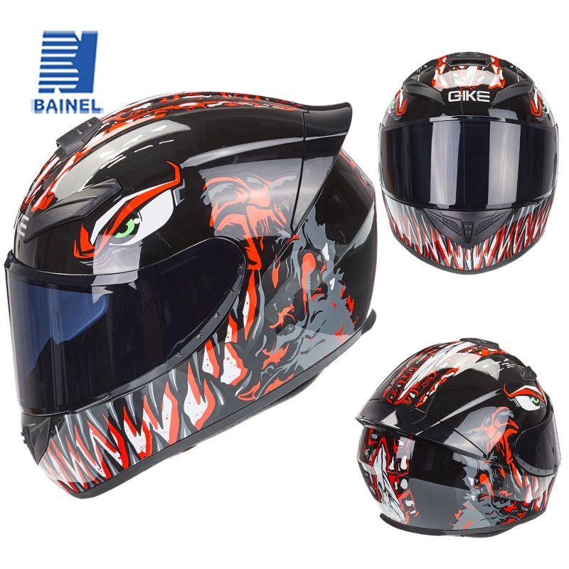 Motorcycle Racing Motocross Helmets Full Face Helmet Flip Up Moto Adult Motorbike Street Touring Riding Casco Cte_voghion.com