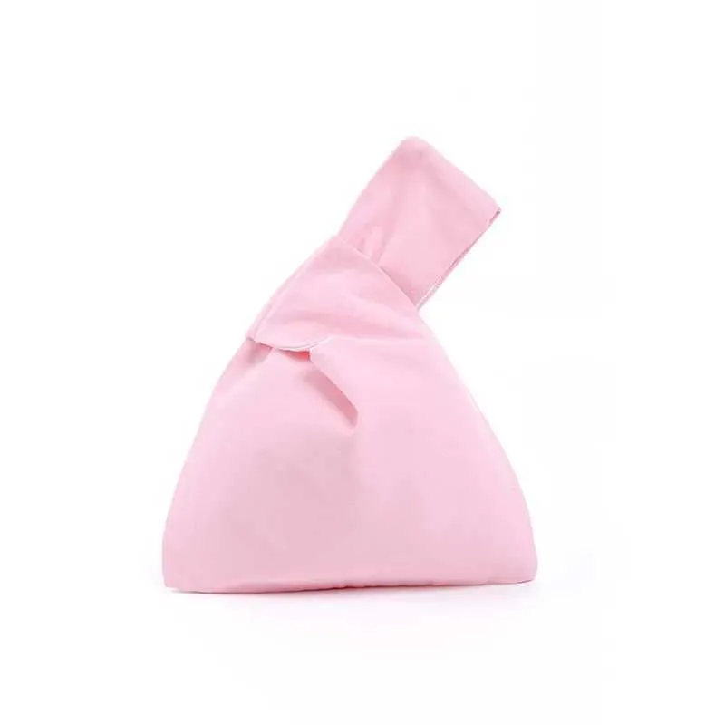 Borsa da shopping leggera riutilizzabile ecologica in cotone Wens Knot Wrist, porta monete Y241106_voghion.com