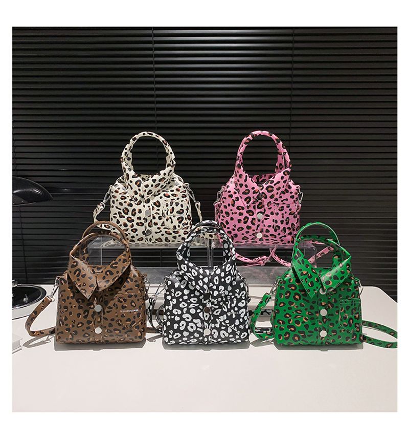 2024 neue PU trendige personalisierte täglic Leopardenmuster kleine Tasc einfac Damentasc Umhängetasc_voghion.com