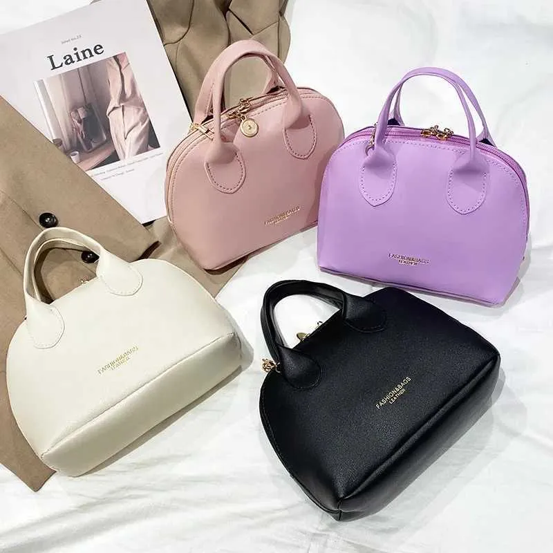 Mode Frauen Schulter Designer Shell Damen Handtasche große Kapazität Umhängetaschen Vintage PU Leder Totes_voghion.com