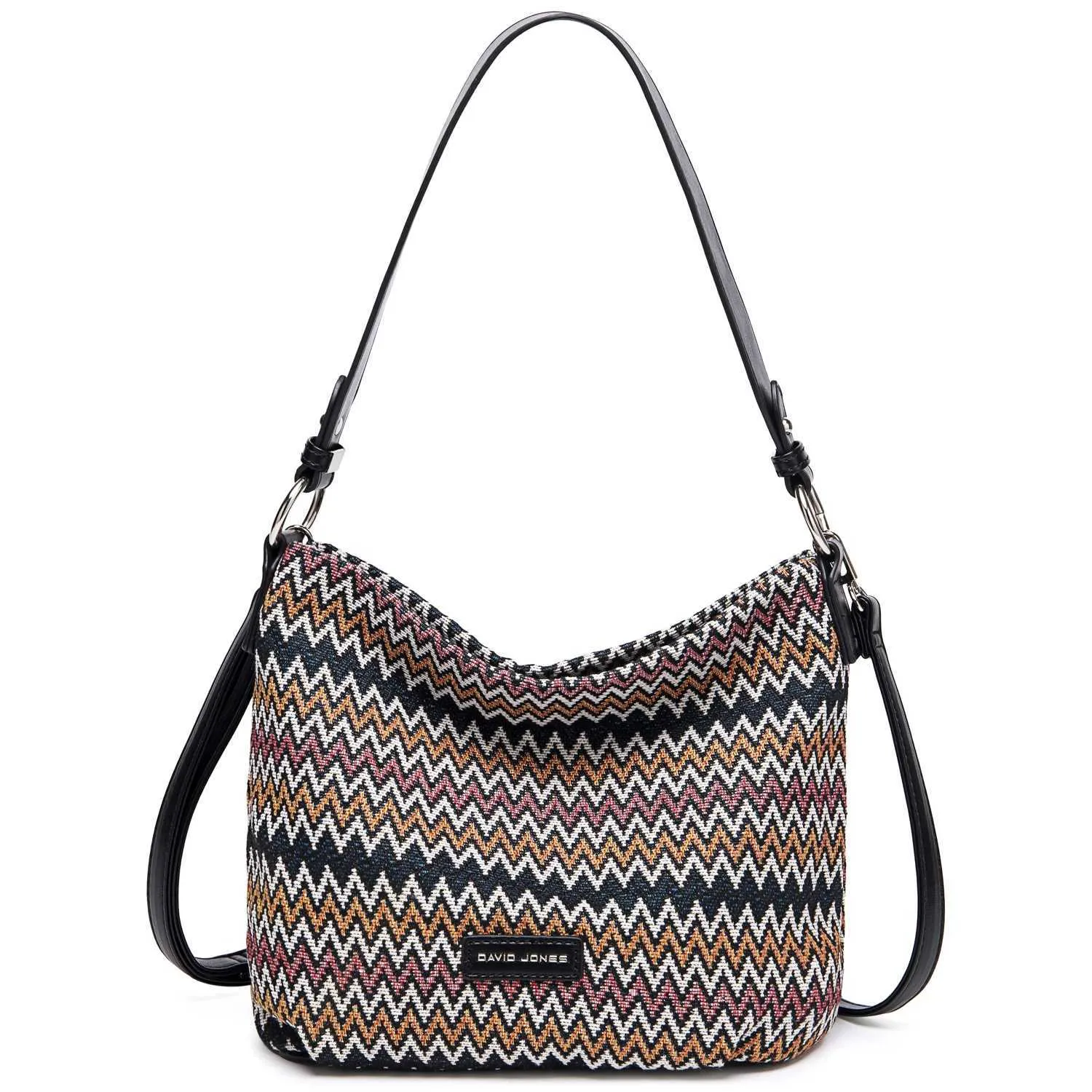 David Jones Original Stilvolle Handtaschen für Frauen Marke Schulter Messenger Weiche Polyester Top Griff Tasche Crossbody_voghion.com