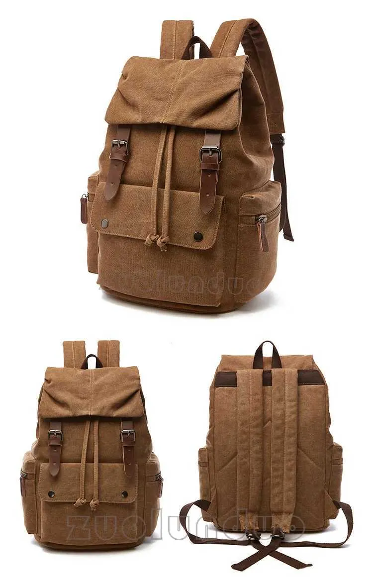 Vintage lõuendiga sülearvuti seljakott meestele Mochila Feminina mood vargusvastane naiste reisiseljakott kooli seljakott C241031_voghion.com