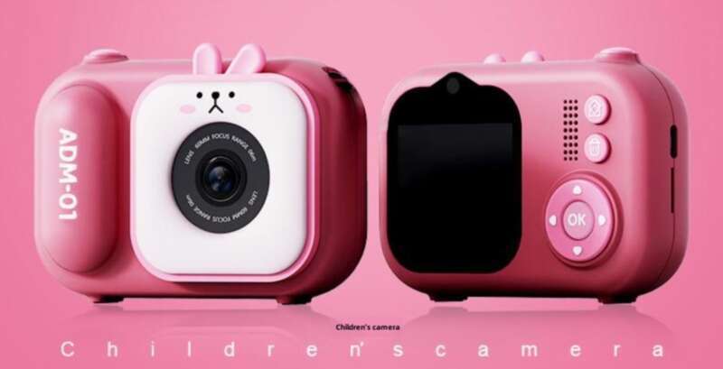 Produs nou 2025: Mini cameră digitală HD pentru copii, pentru studenți, cameră DSLR micro mică cu suport_voghion.com