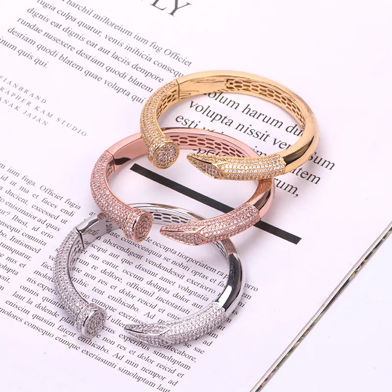 Jauna plata zelta unisex nagu aproce ar pārklājumu, sudraba rotaslietas, aproces sievietēm, meitenēm, dāmām, rotaslietu dizainera dzimšanas dienas komplekts_voghion.com