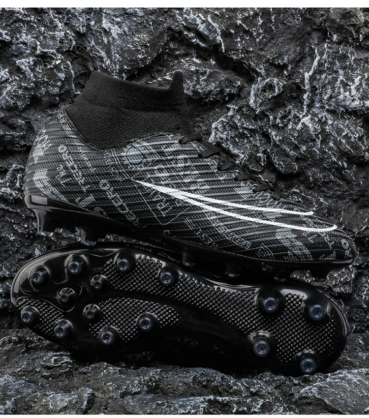 Men Soccer Shoes Outdoor Non-Slip AG/TF Football Boots Male Teenagers Adult Cleats Boys Breathable Comfortable Match_voghion.com