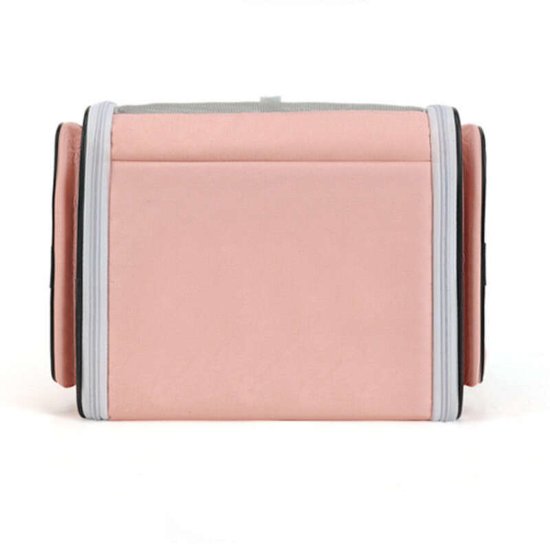 Gerade für den Einsatz, große Kapazität Haustiertasche, atmungsaktive tragbare Katzen-Outdoor-Tasche mit zwei Schultern_voghion.com