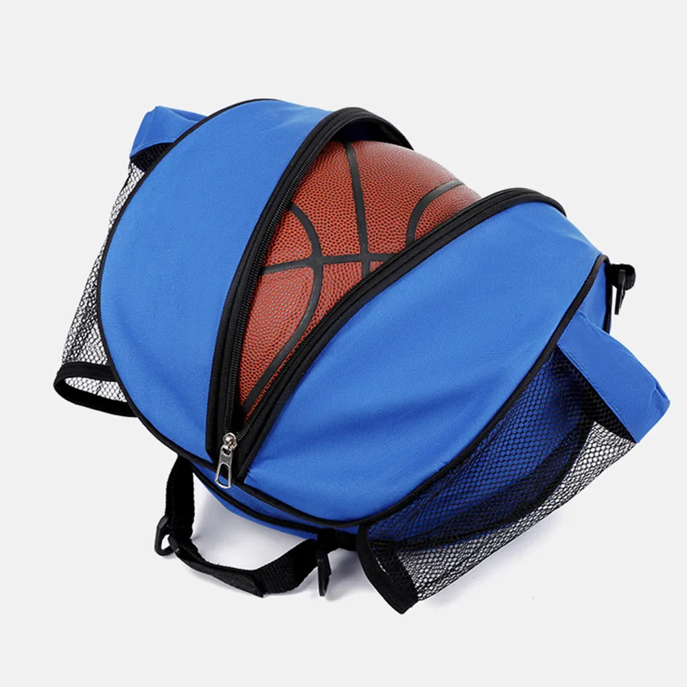 Outdoor Sports Shoulder Soccer Bags Training Equipment Storage Mesh Side Two-way Open Ball Bag Volleyball Basketball_voghion.com