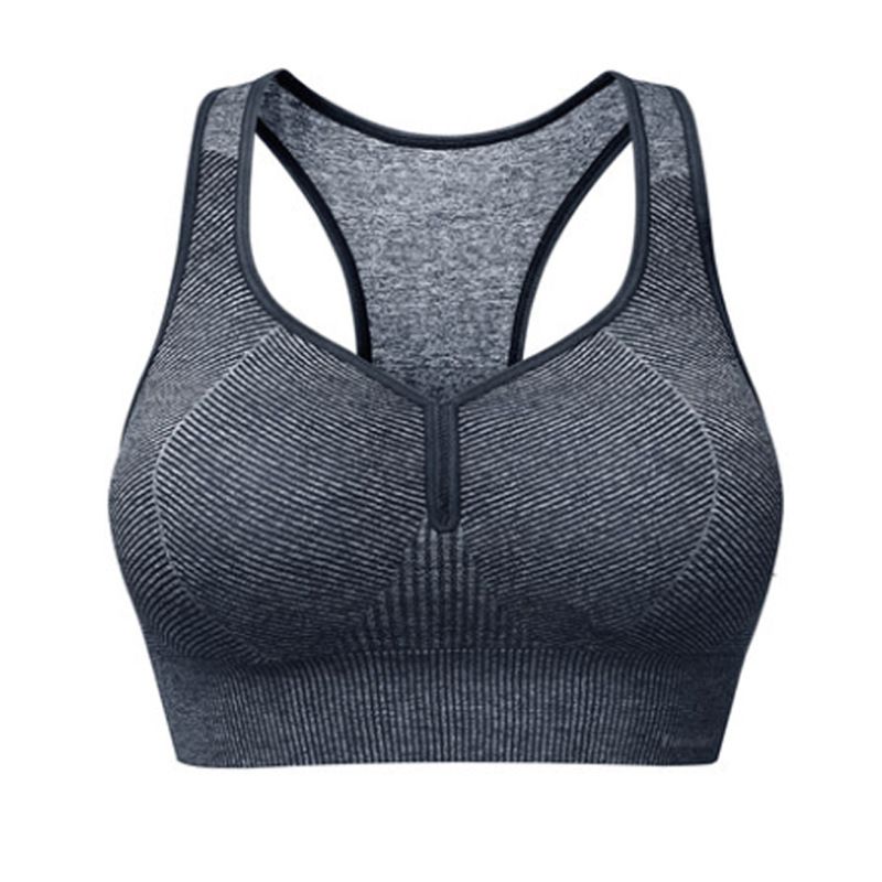 2024 New Yoga Fiess Running Moisture-wicking And Sweatwicking Seamless Back Beauty Shockproof Gathering Sports Bra For_voghion.com