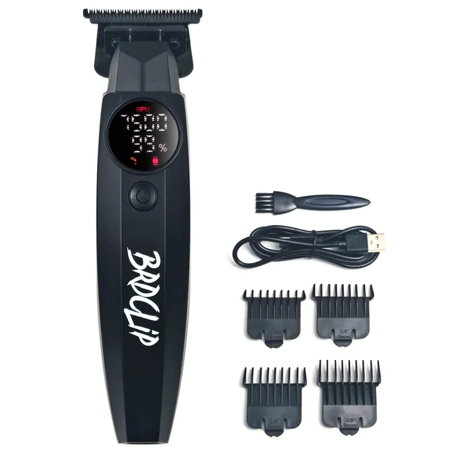 7500 U/min BRDCLIP BRD-137 Professioneller Haartrimmer, elektrischer Haarschneider mit DLC-Keramikklinge, Salon-Finisher für Herrenfriseur_voghion.com
