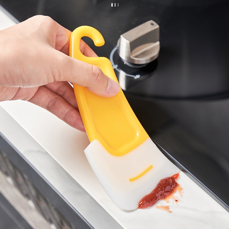 3 pezzi raschietto da cucina pulizia macchie di olio spatola in silicone torta di cottura pasticceria gadget sporco padella pentola piatti strumenti più puliti raschietto_voghion.com