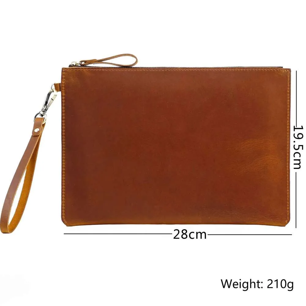 11*7 zoll Echtes Leder Aktentasche Business Computer Hülse Fall Mode Brieftasche Tablet Für Ipad Schützen Abdeckung Tasche_voghion.com