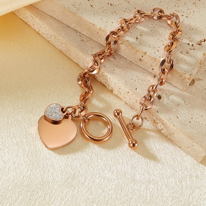 Moda ins love gioielli in acciaio inossidabile personalizzati fibbia OT bracciale in titanio di alta qualità per le donne_voghion.com