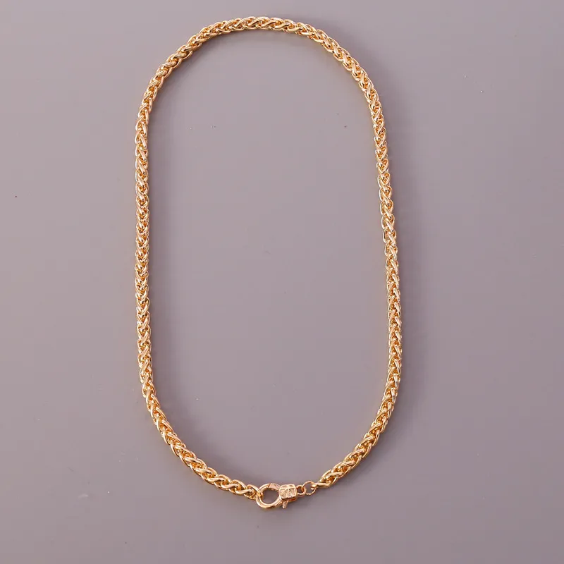 Collane con ciondolo punk geometriche spesse collana a catena per donne ornamenti retrò semplice_voghion.com