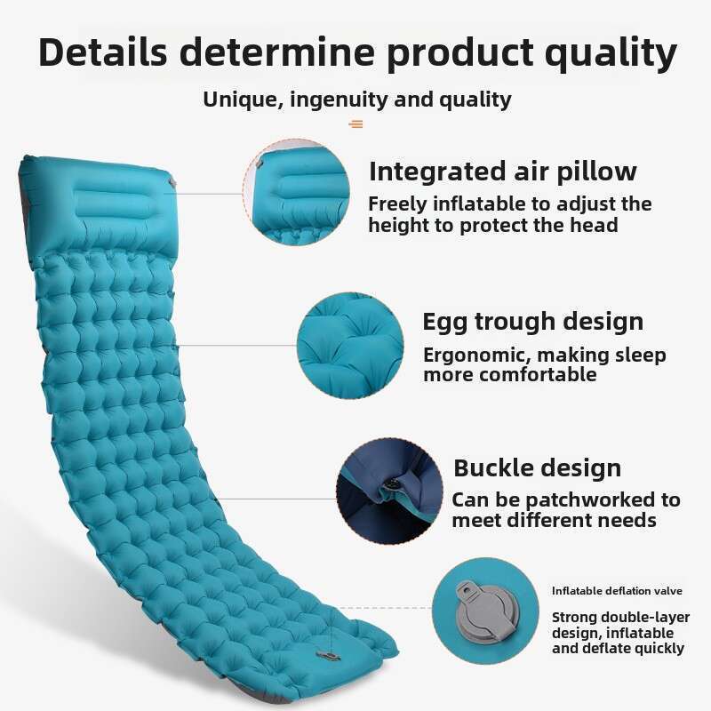 Outdoor Party Essential! 40D Nylon Coated Inflatable Bed Unlocks A New Camping Experience_voghion.com