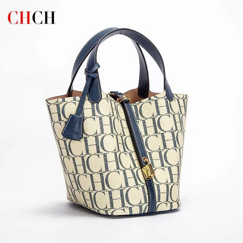 Geantă de mână CHCH nouă, imprimată cu litere, geantă crossbody la modă, geantă tip coș_voghion.com