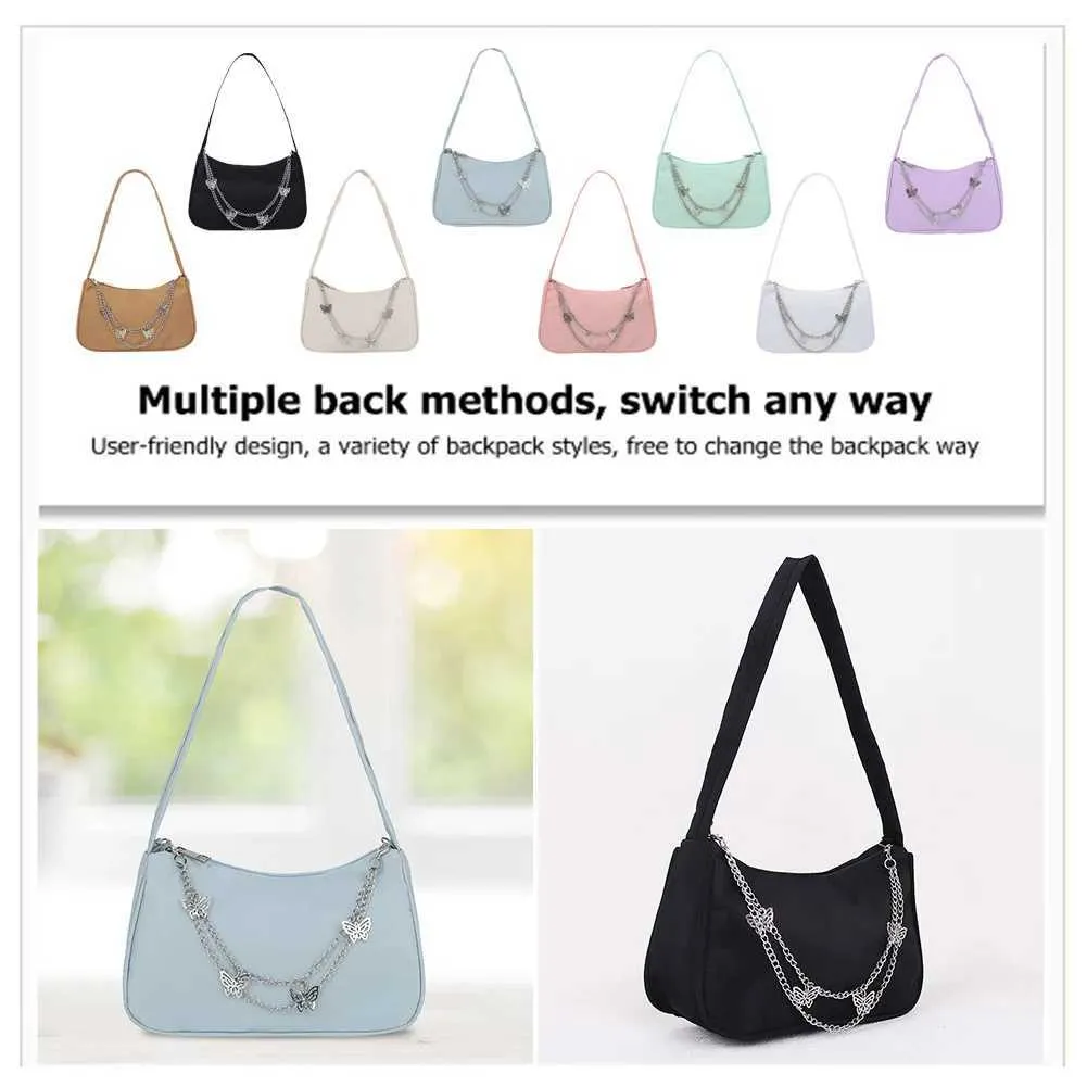 Solid color Shoe wallet chain Wen Underarm womens Fi top handle Cluhes black beige white bag Y241026_voghion.com