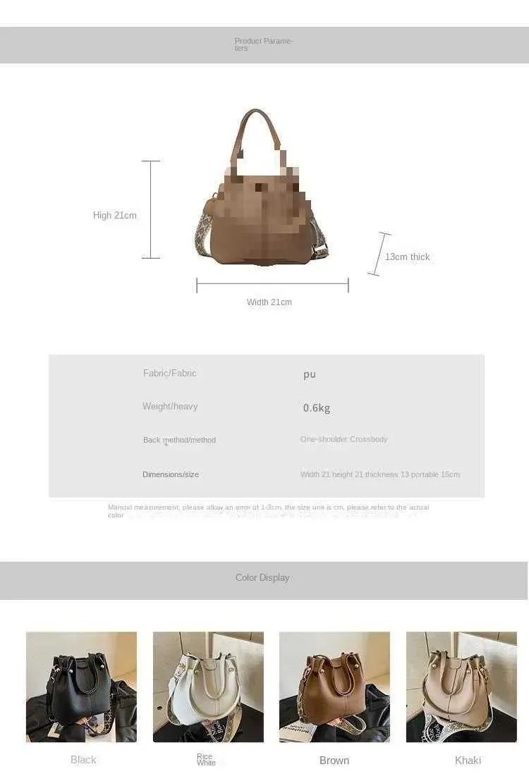 Bag Korean Versatile Bucket Spring And Summer Broadband Shoulder Messenger Bag Womens Handba241128_voghion.com
