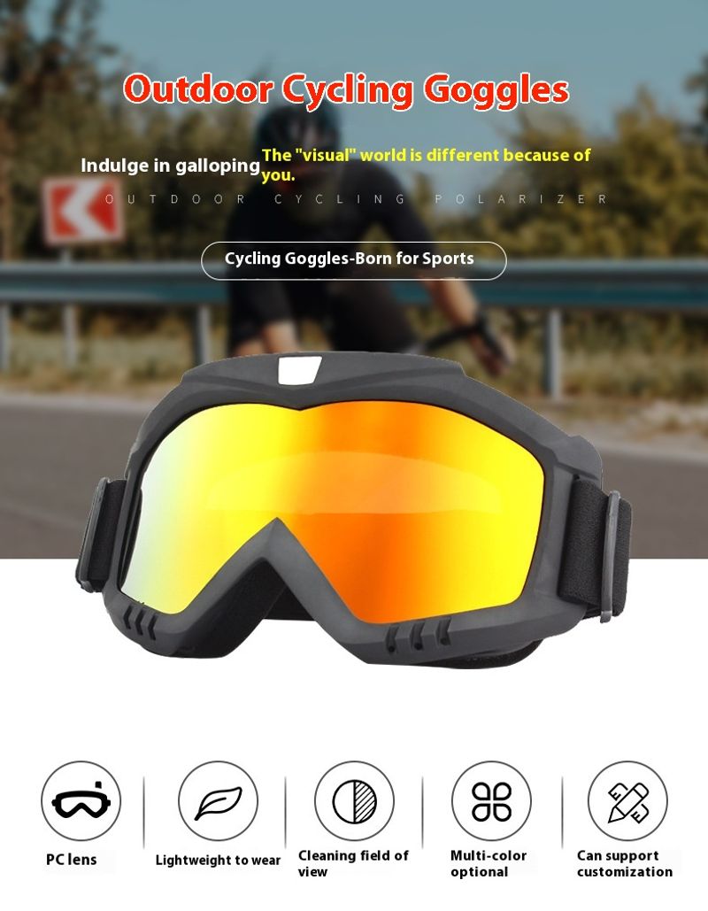 Nuova maschera per motocicletta fuoristrada Harley per la guida all'aperto, occhiali di protezione per gli occhi antivento per lo sci_voghion.com