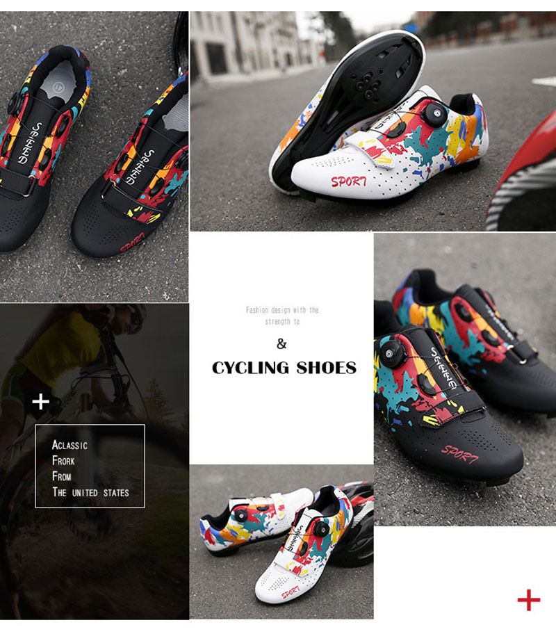 Cost performance Men's and women's MTB non ALD road possible speed sports shoes D, bicycle running shoes, 2024_voghion.com