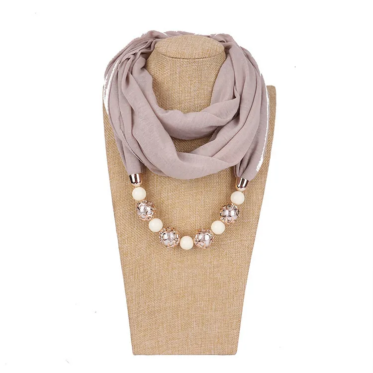 Collier simple et frais de style coréen, petit foulard en soie douce pour protection du cou et protection solaire, printemps-été pour femmes_voghion.com