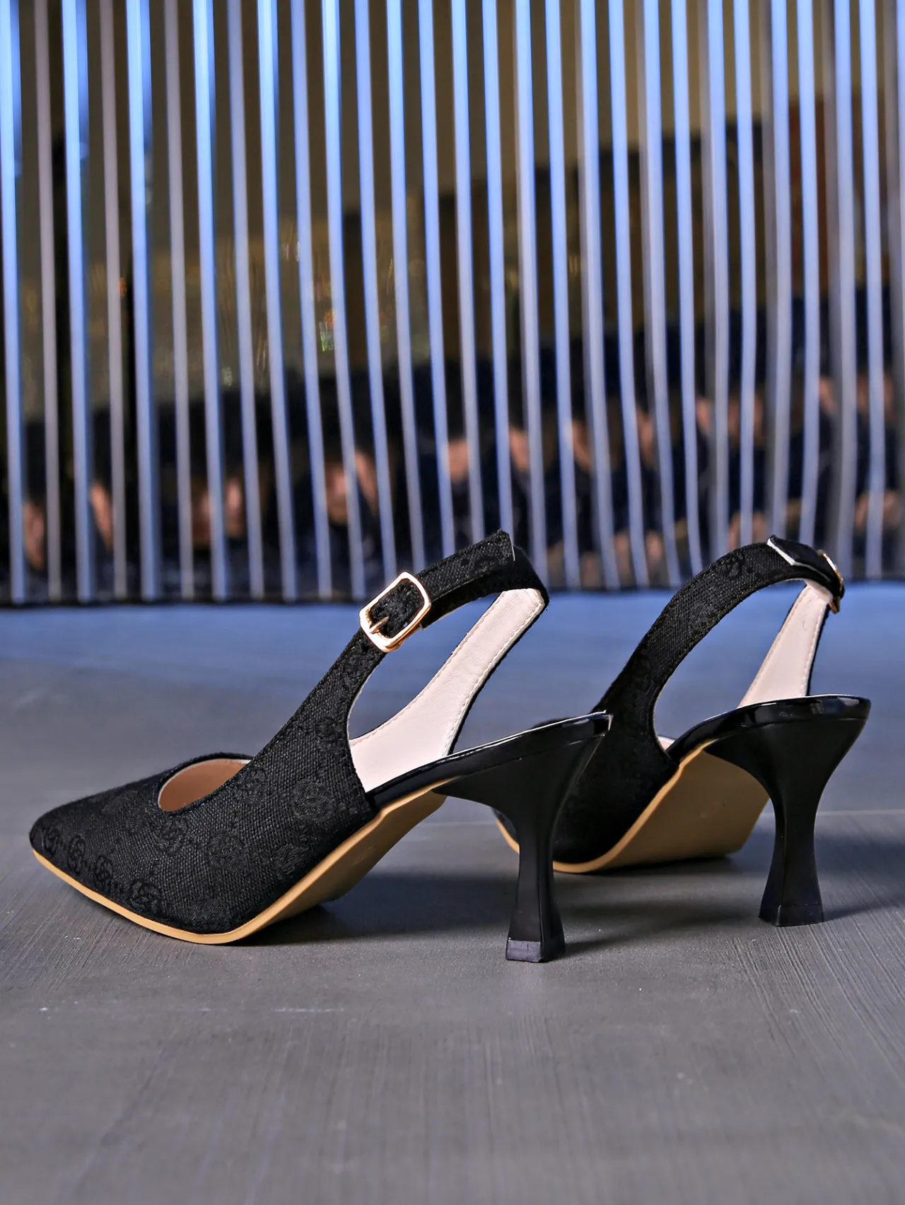  High Heels Sandals Women 2024 Summer Pointed Toe Ankle Straps Pumps Woman Plus Size 42 Thin Heeled Party Shoes_voghion.com