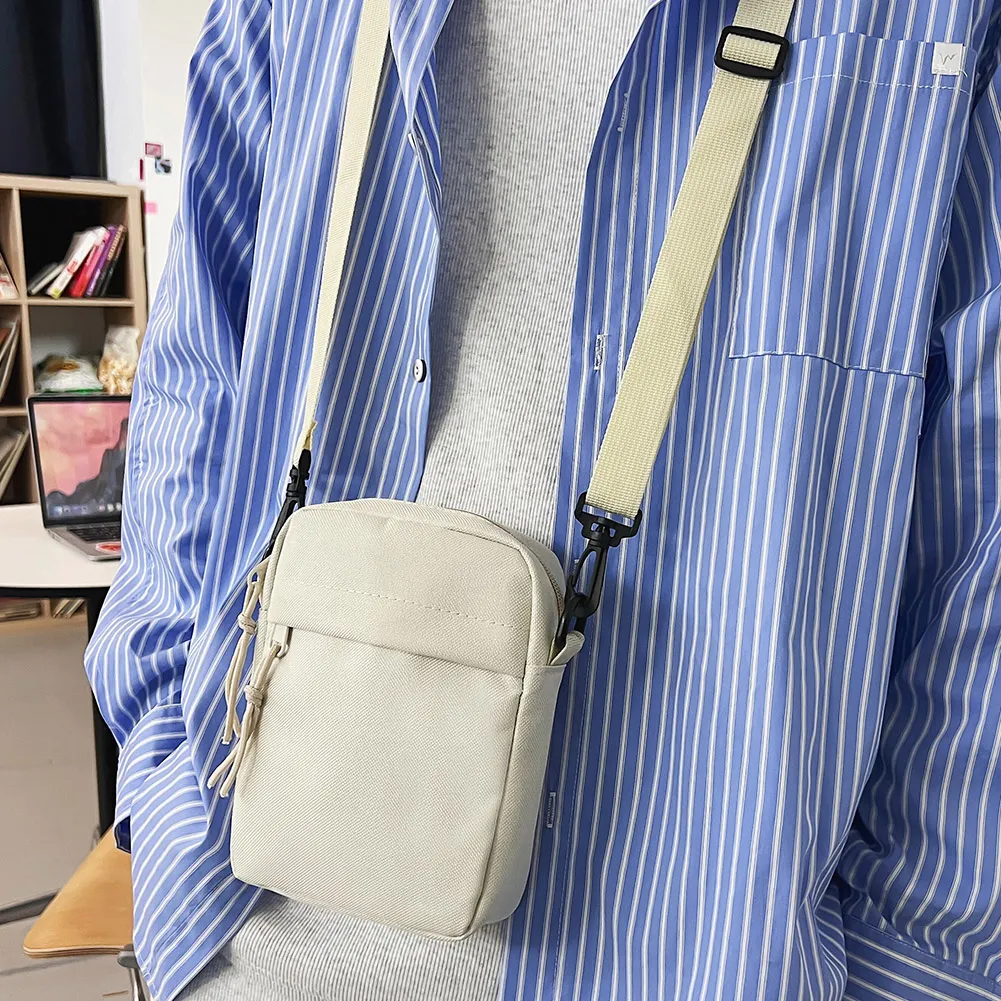 Ladies Fashion Square Sling Handbags Portable Elegant Solid Color Adjustable Strap Simple For Weekend Vacation_voghion.com
