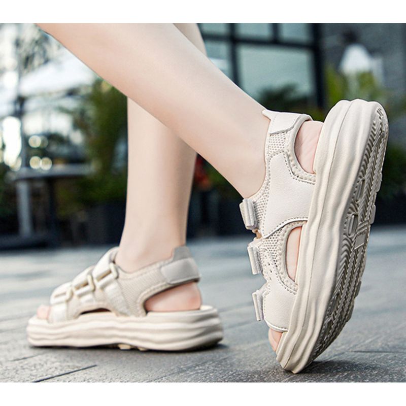 Noua vară 2024 pentru băieți Sandale sport cu velcro pentru băieți Pantofi de plajă anti-alunecare cu talpă moale_voghion.com