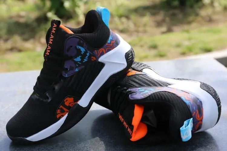 Basketball Summer Breathable New Trendy Fashionable Thick Sole Student Casual Running Men's Sports Shoes Lhshoe_desvips.com