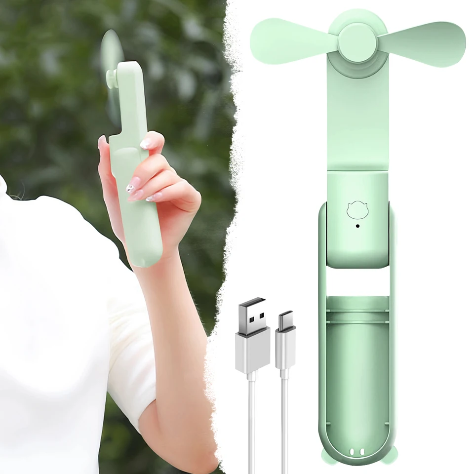 Tragbarer Handventilator Klappbarer Mini Ventilator Für Unterwegs_voghion.com