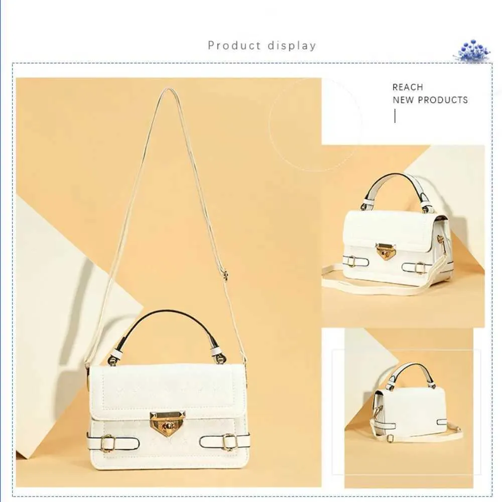 Lässige Mini-Plaid-Handtasche im koreanischen Stil, stilvolle Vintage-Quadrat-Handtasche, klassische einzelne Schultertasche, DailyC241214_voghion.com