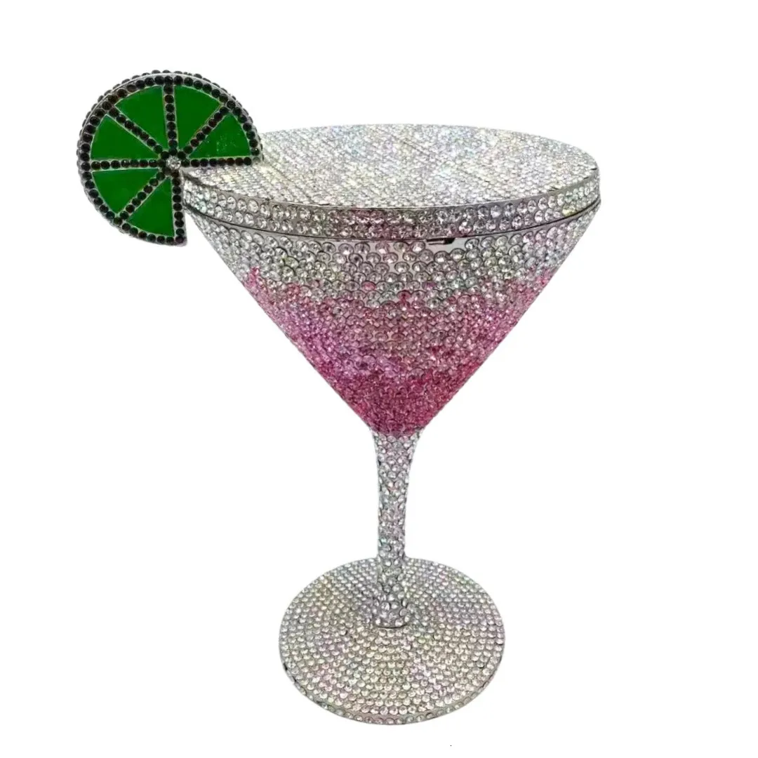 Martin tail Cup Dia Evening Bag Arrival Bridal Handbag Dinner Clutches Female Crystal Purse Rhie Bags 241105_voghion.com
