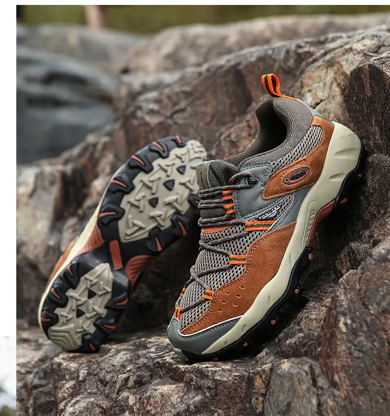 Large-size Fashion Trendy Outdoor Shoes, Casual Lightweight And Comfortable Hiking Shoes, All-season Breathable Hiking Shoes_voghion.com