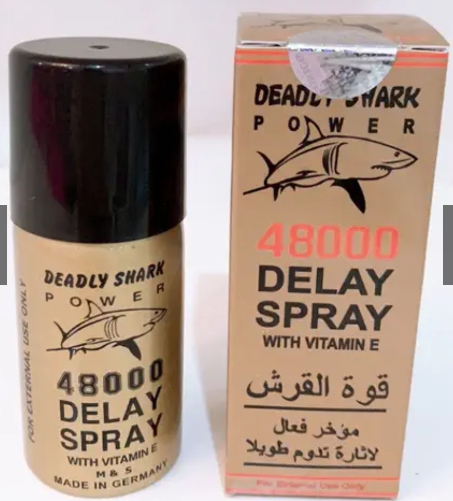 DEADLY SHARK DELAY SPRAY 48000 FOR MEN WITH EXTRA STRONG EFFECT ADVANCE FORMULA