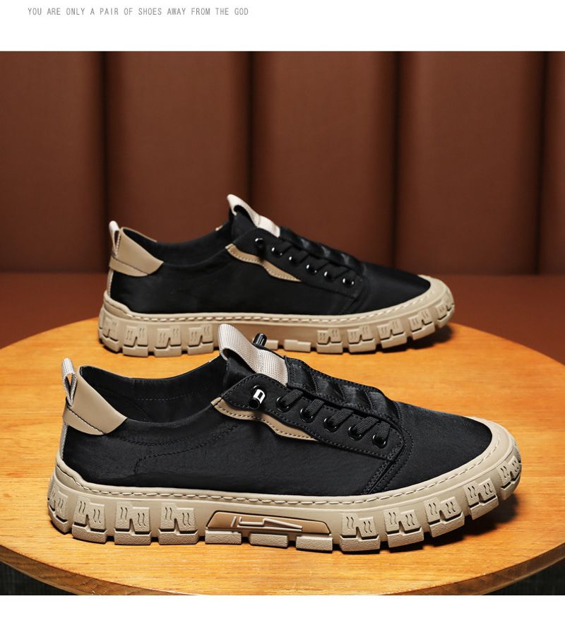 Scarpe da tennis da uomo con plateau vulcanizzate, alla moda, casual, traspiranti, per esterni_voghion.com