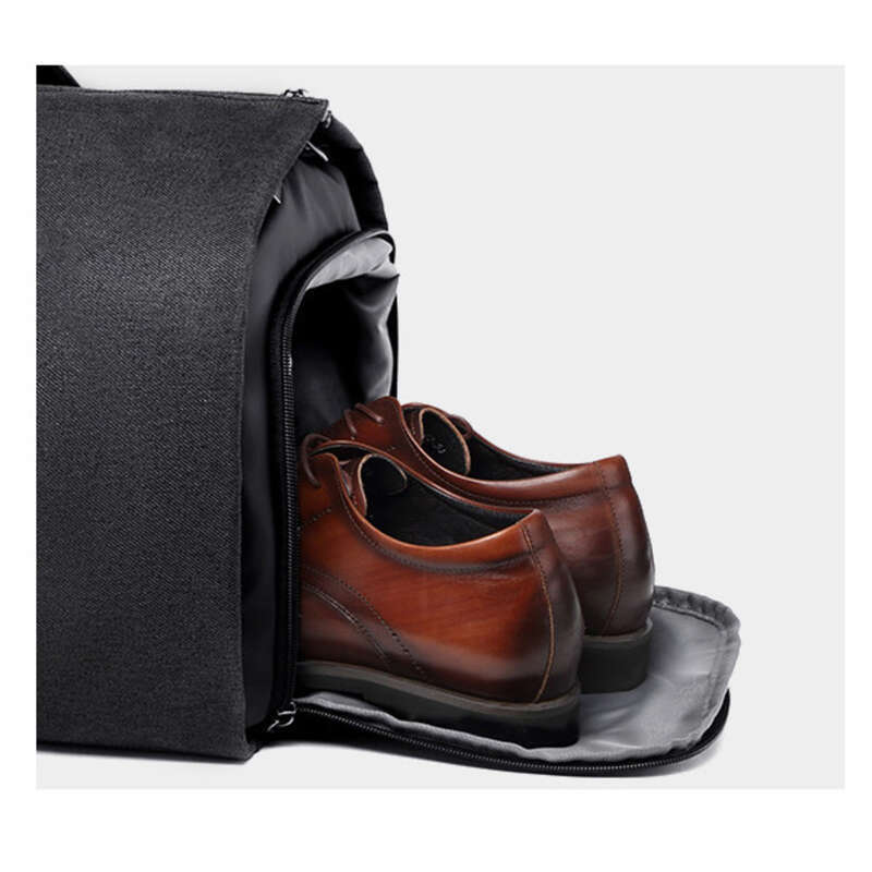 Borsa da palestra multifunzionale con scomparto per scarpe, pieghevole portatile, grande capacità, per uomo_voghion.com