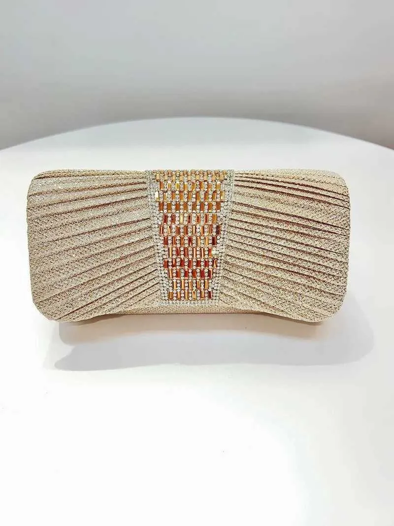 design kväll damdag kuvertväska daglig clutch bröllopsfest glänsande guldkedja axelväska Y241019_voghion.com