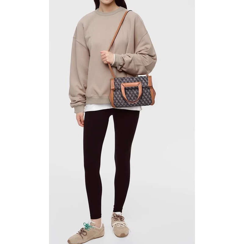 Große Umhängetasche Neutral Tote Damentasche_voghion.com