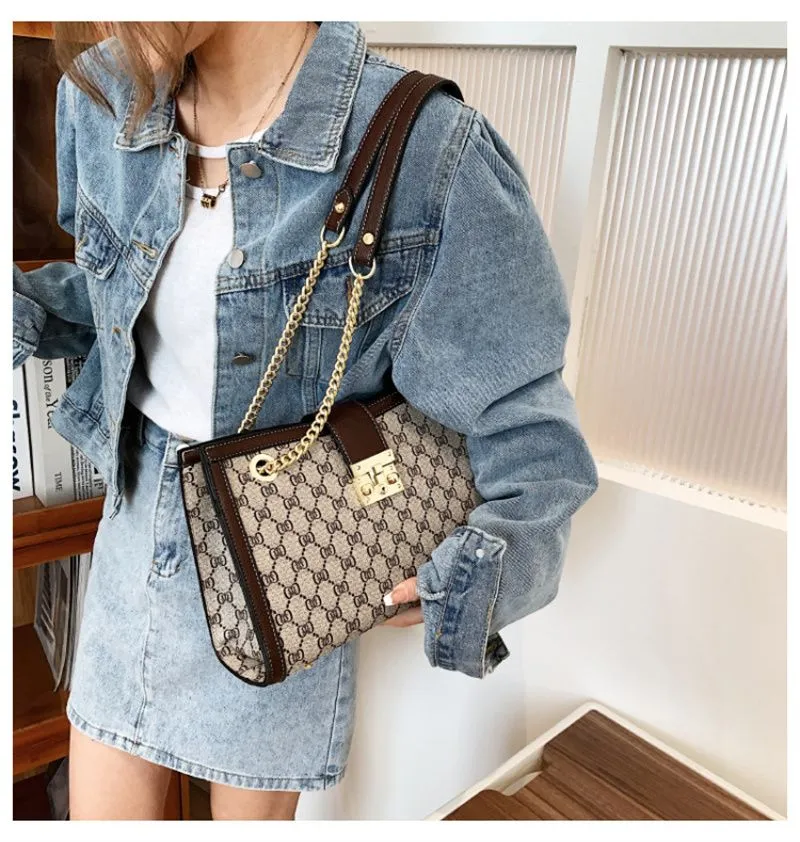 Designer Freies Verschiffen 2025 Neue Modische Tote Premium Textur Gedruckt Große Kapazität Einzelnen Schulter Unterarm Tasche Für_voghion.com