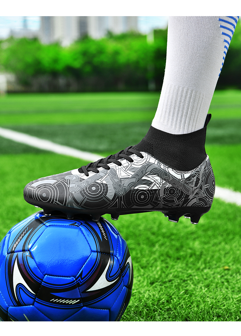 Sapatos de futebol ao ar livre Tênis masculinos Botas de futebol Adolescentes Adultos Crianças Chuteiras Antiderrapantes Ultraleve Unissex Turf Futsal_voghion.com
