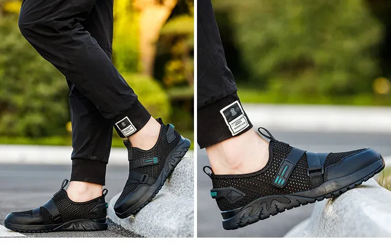 Chaussures de sécurité électriques d'été respirantes et résistantes aux perforations, embout en plastique isolé 6 kV 241205_voghion.com