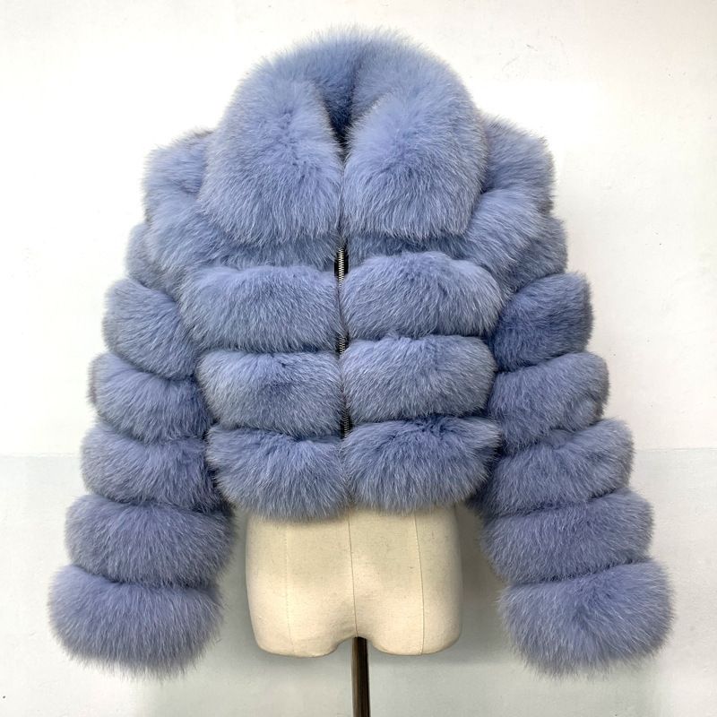 Vêtements pour femmes manches courtes en fourrure pour femmes automne et hiver hauts chauds manteau en peluche tendance_voghion.com