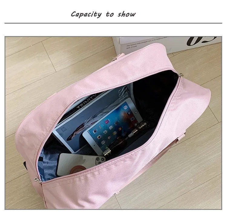 Large Capacity Trolley Handbag Foldable Thickened Wearresistant Boarding Case Home Storage Travel Convenient Bag_voghion.com