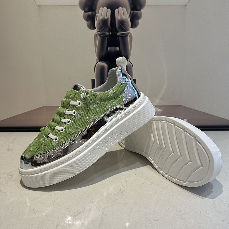 Sommer Neue Songgao Fashion Lazy mit Stoffoberflächenperforation Vielseitige Casual für Herren 2024 Trendy Board Schuhe_voghion.com