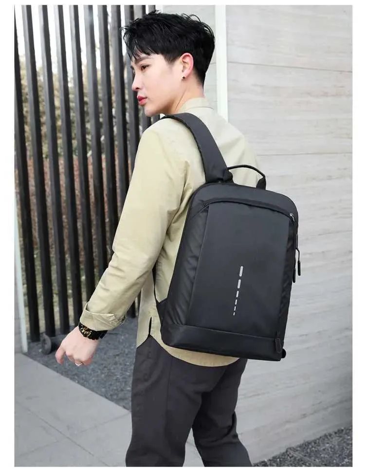 Sac à dos ultra léger et imperméable pour homme, sac à dos élégant pour ordinateur portable 15,6 pouces C241011C241011_voghion.com