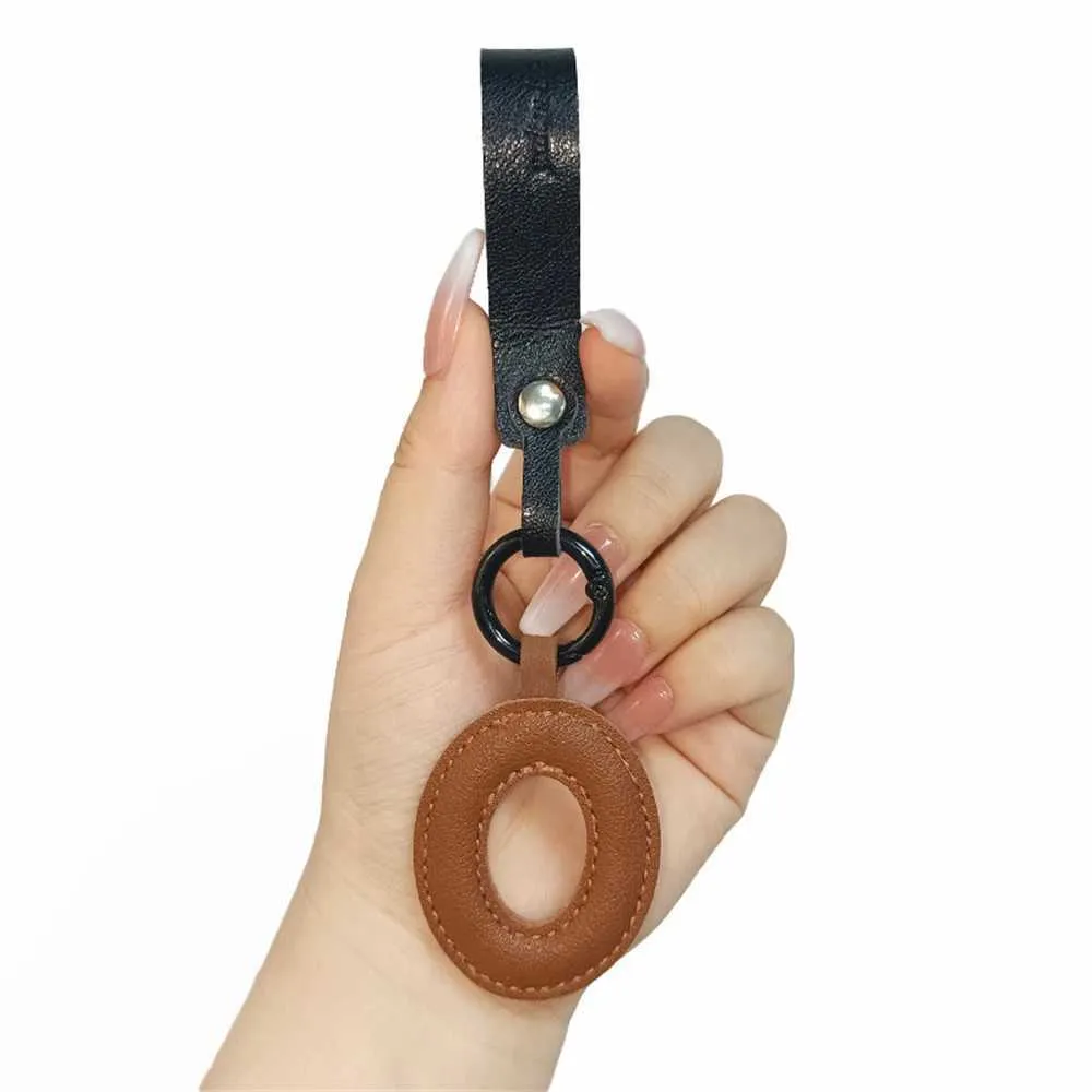 Creative leather English letter keychain pendant decoration phone bag accessories gift Y241121_voghion.com