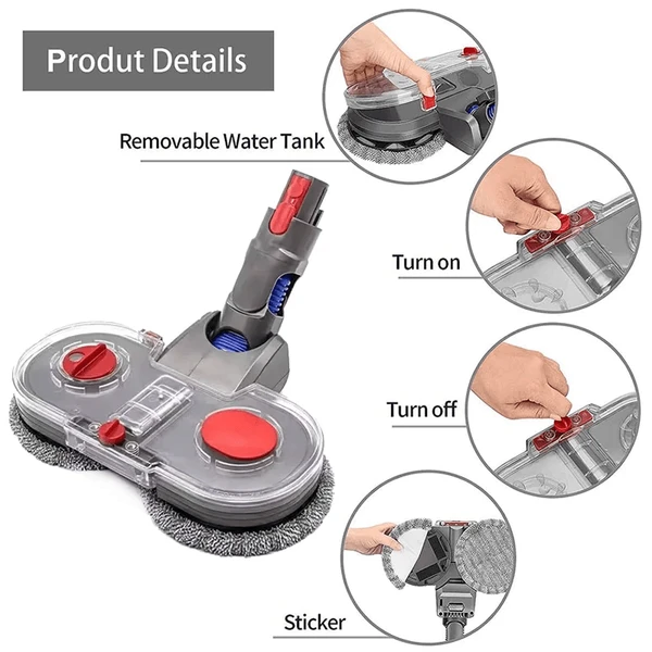 Elektrischer Wischaufsatz Mit Wassertank Für Staubsauger_voghion.com
