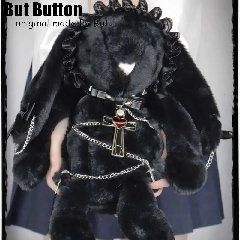 Same Style As Blogger Haruku Women Y2k Girl Halloween Gift Tote Punk Handbag Gothic Lolita Bunny Rabbit Cosplay Props_voghion.com