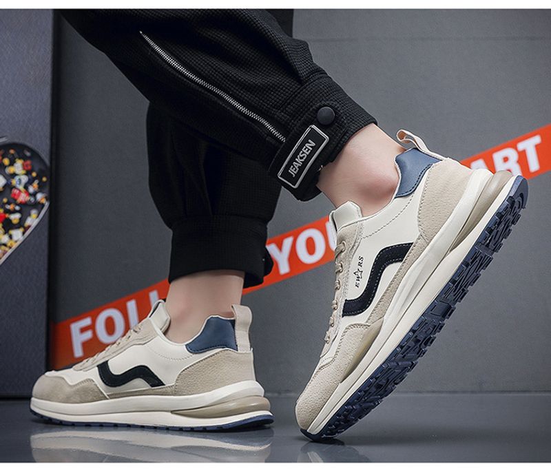 Men's summer new breathable plate men's trend with height increase sports casual running tide shoes_voghion.com